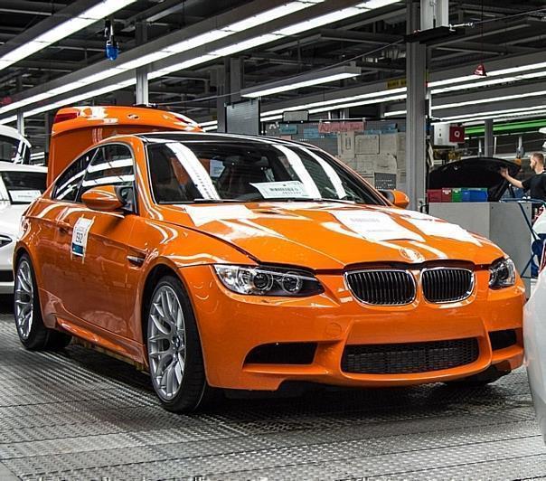 Das zuletzt gebaute BMW M3 Coupé der aktuellen Modellgeneration.